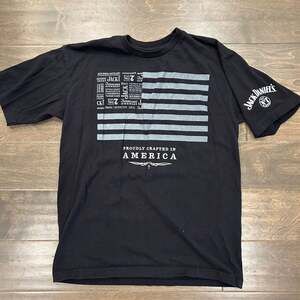 Jack‎ Daniel's Crafted In America American Flag T-shirt